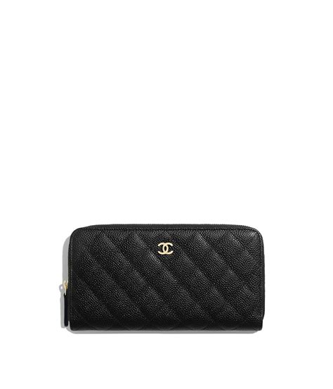 chanel wallet with zipper|chanel classic long zipped wallet.